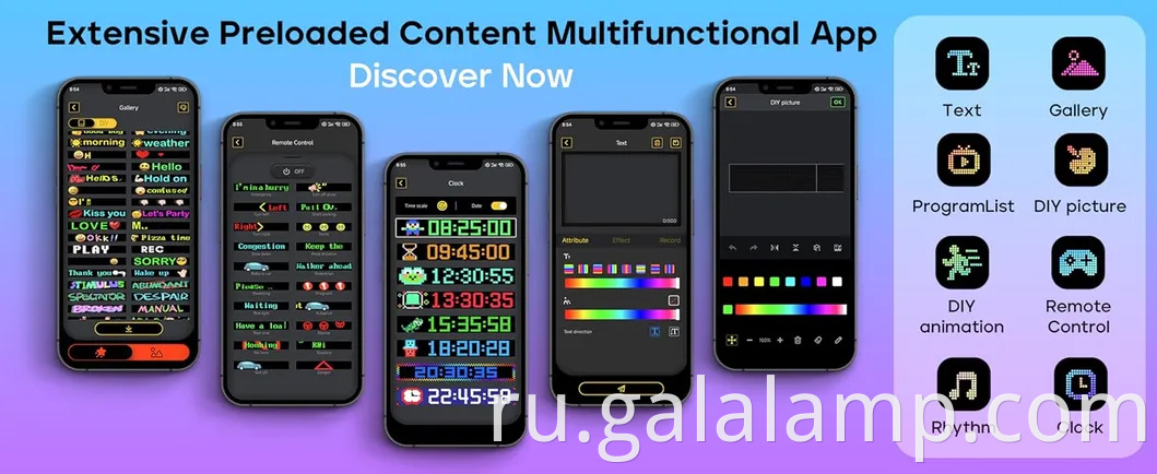 Гибкий светодиодный показ для фестивалей, магазинов и вечеринок